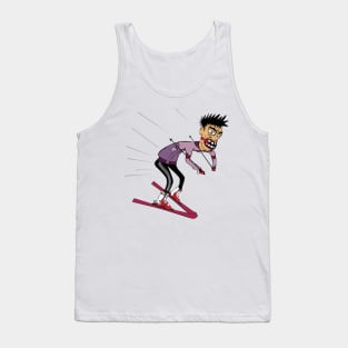 Crazy skier Tank Top